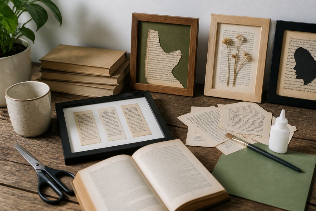 5 Easy Literary Wall Art Projects for Beginners