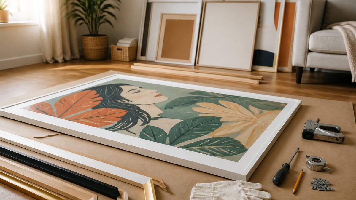 7 Affordable Ways to Frame Large Scale Art