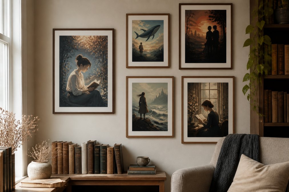 Art Prints for Literary Fans: 7 Best Collections for Book Lovers