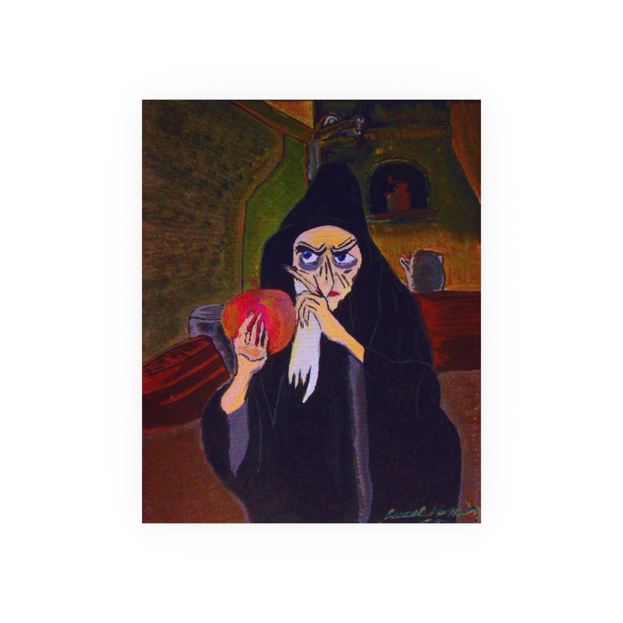 Wicked Witch with Apple — Satin/Matte Poster