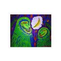 Surreal Banana Gorillas Poster — Vibrant Neon Art Print (Satin or Archival Matte)
