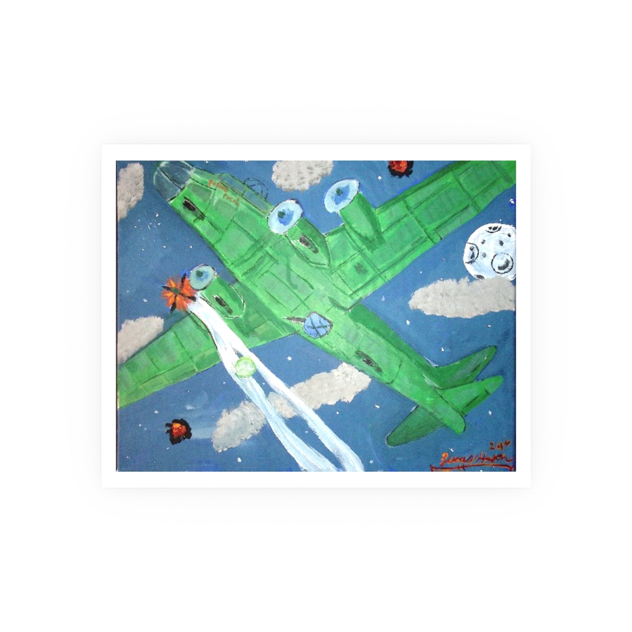 Locnar chasing bomber