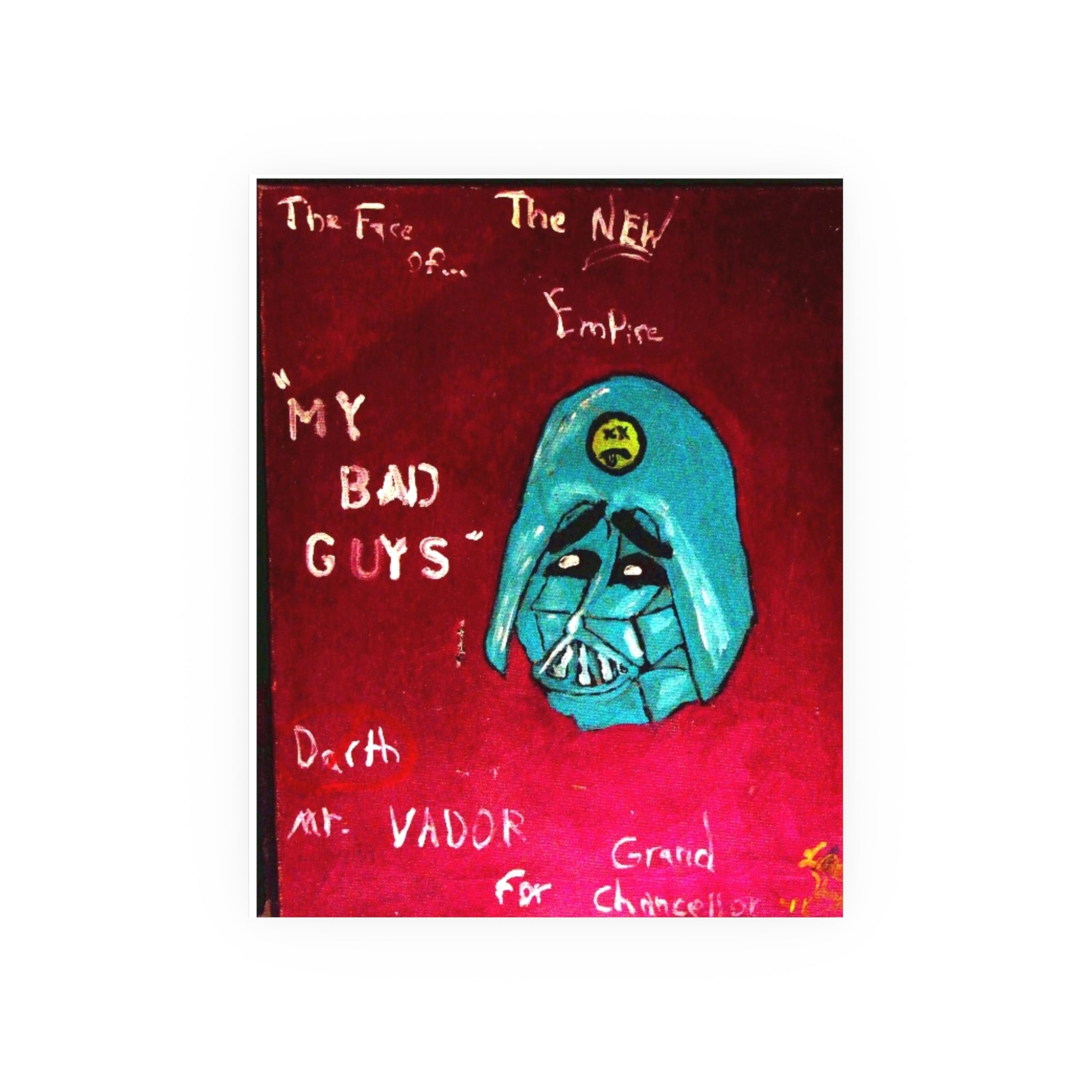 My Bad Guys Poster - Retro Pop Art Villain Print aka Gavin