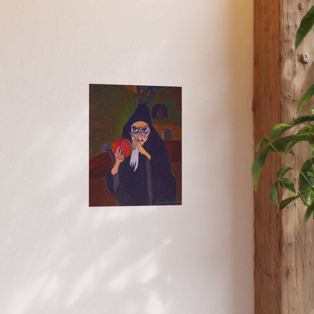 Wicked Witch with Apple — Satin/Matte Poster