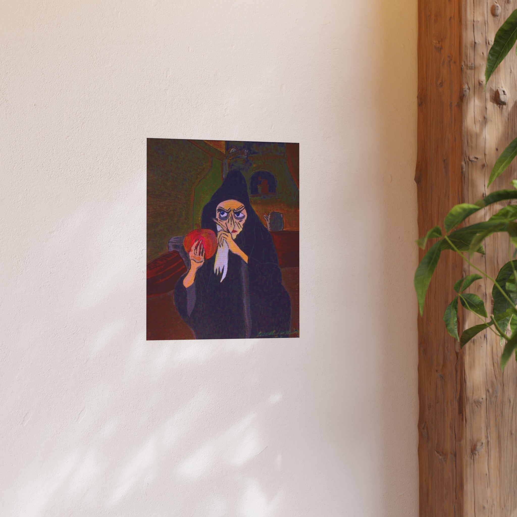 Wicked Witch with Apple — Satin/Matte Poster