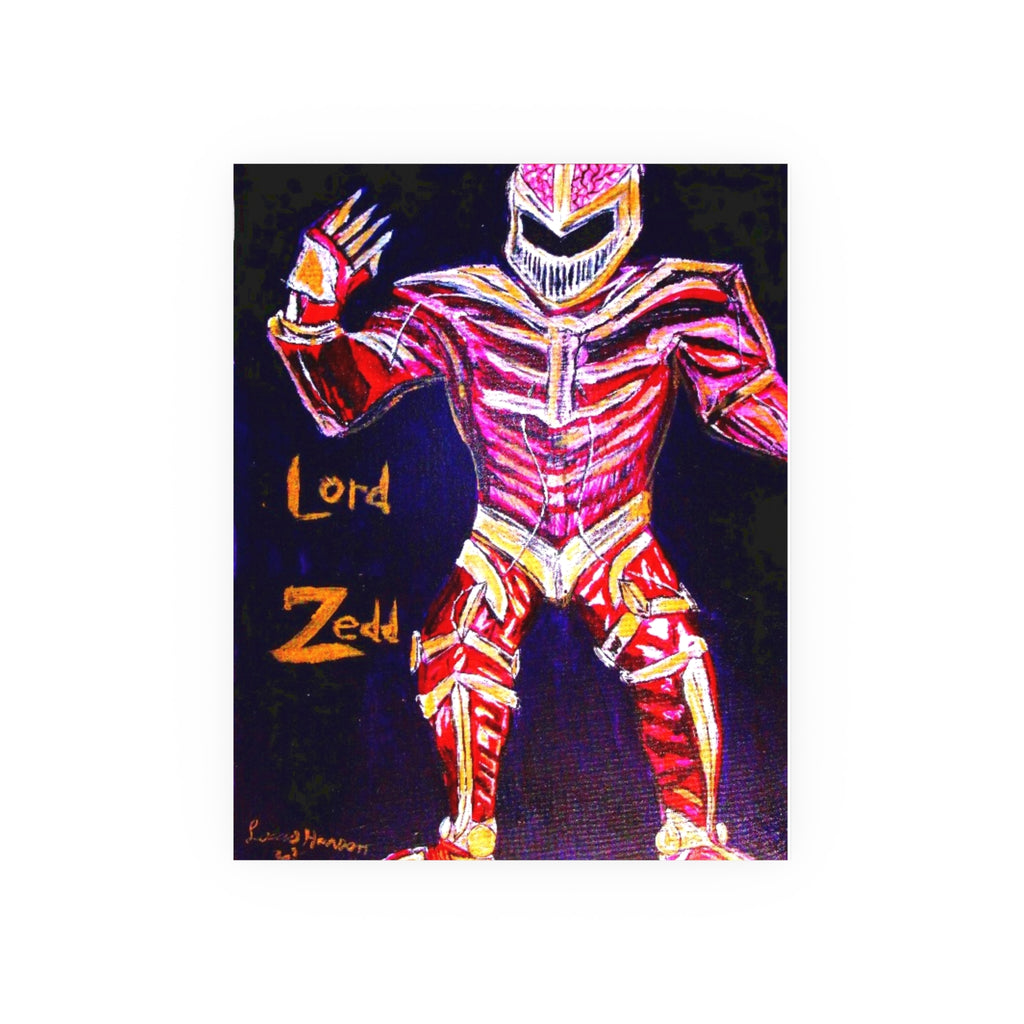 Lord Zedd Power Poster — Retro Villain Art Print (Satin or Archival Matte)