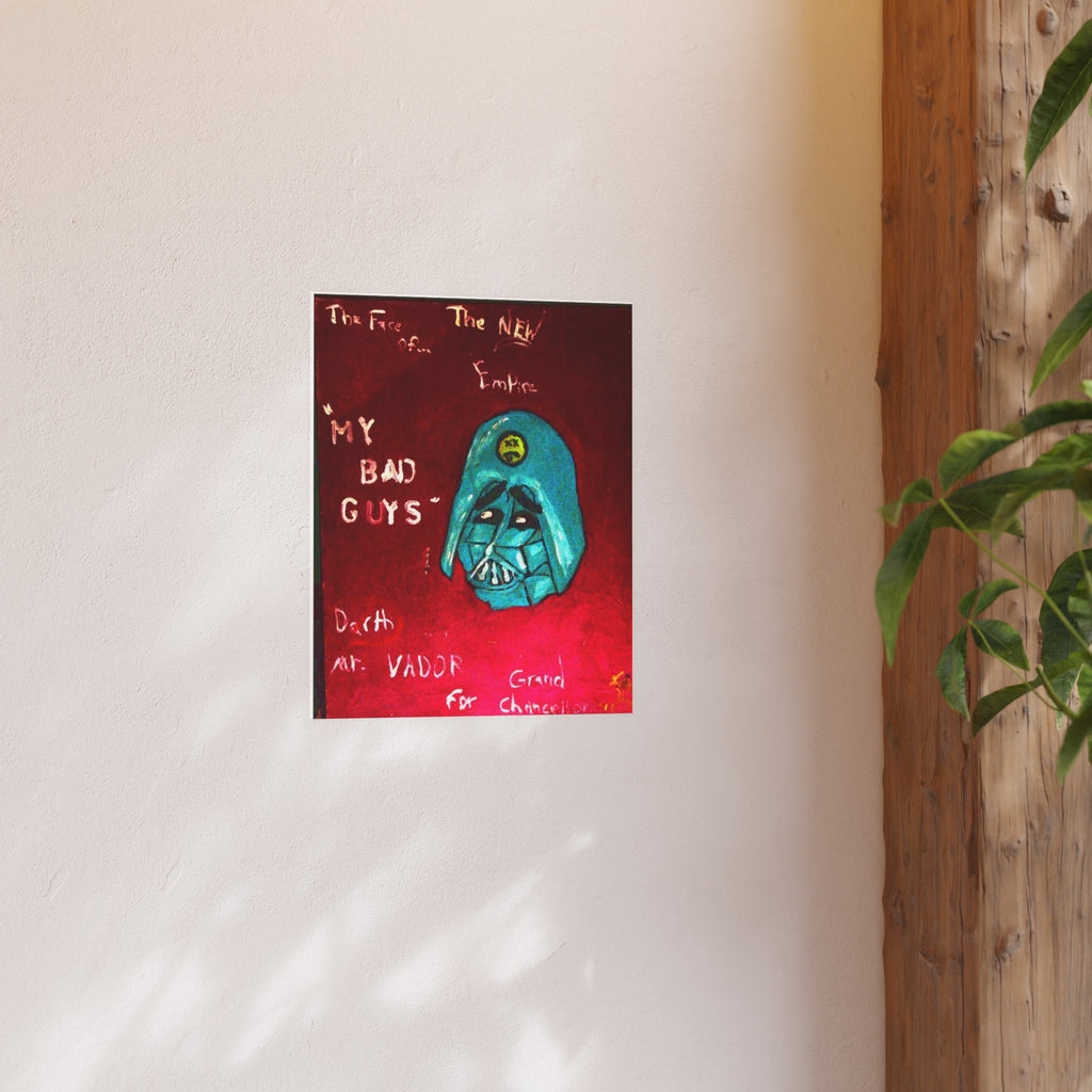 My Bad Guys Poster - Retro Pop Art Villain Print aka Gavin