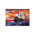 Sailing Ship Sunset Poster — Vintage Tall Ship Wall Art (Satin & Archival Matte)