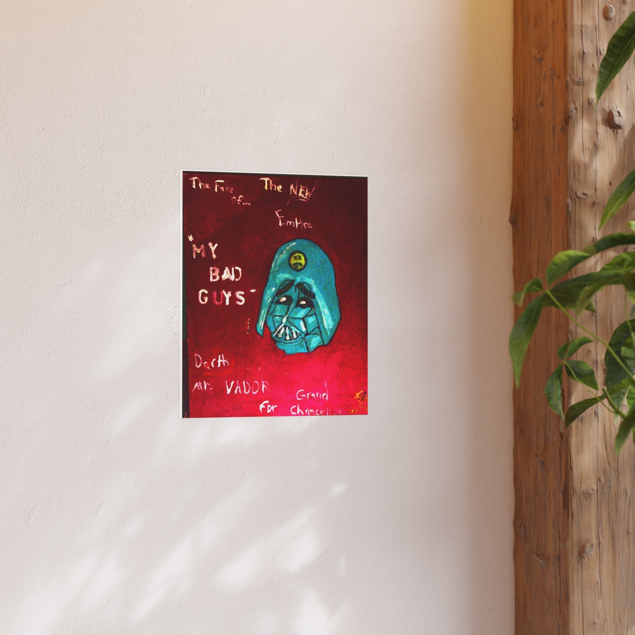 My Bad Guys Poster - Retro Pop Art Villain Print aka Gavin